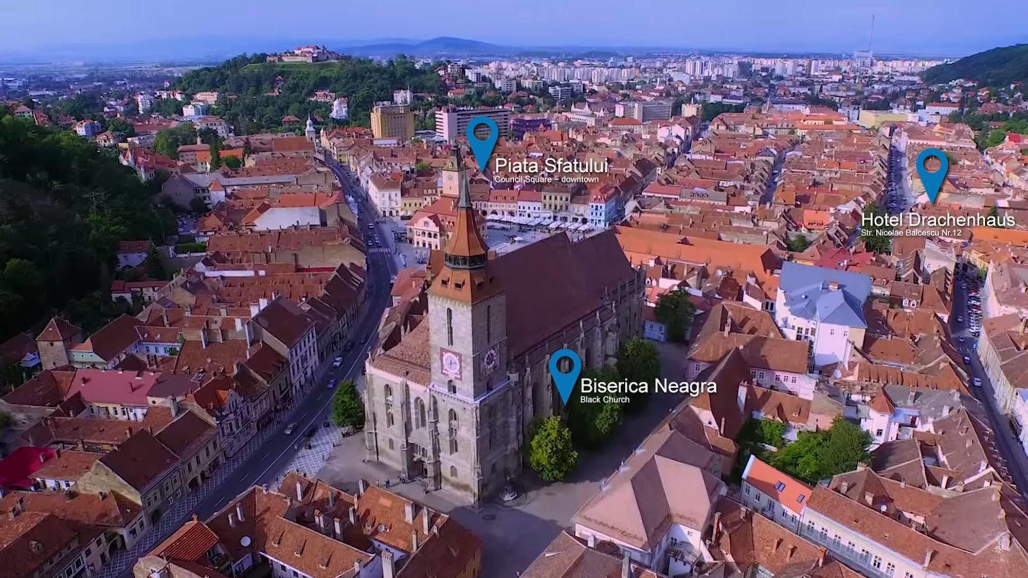 Drachenhaus Hotel Brasov Bagian luar foto